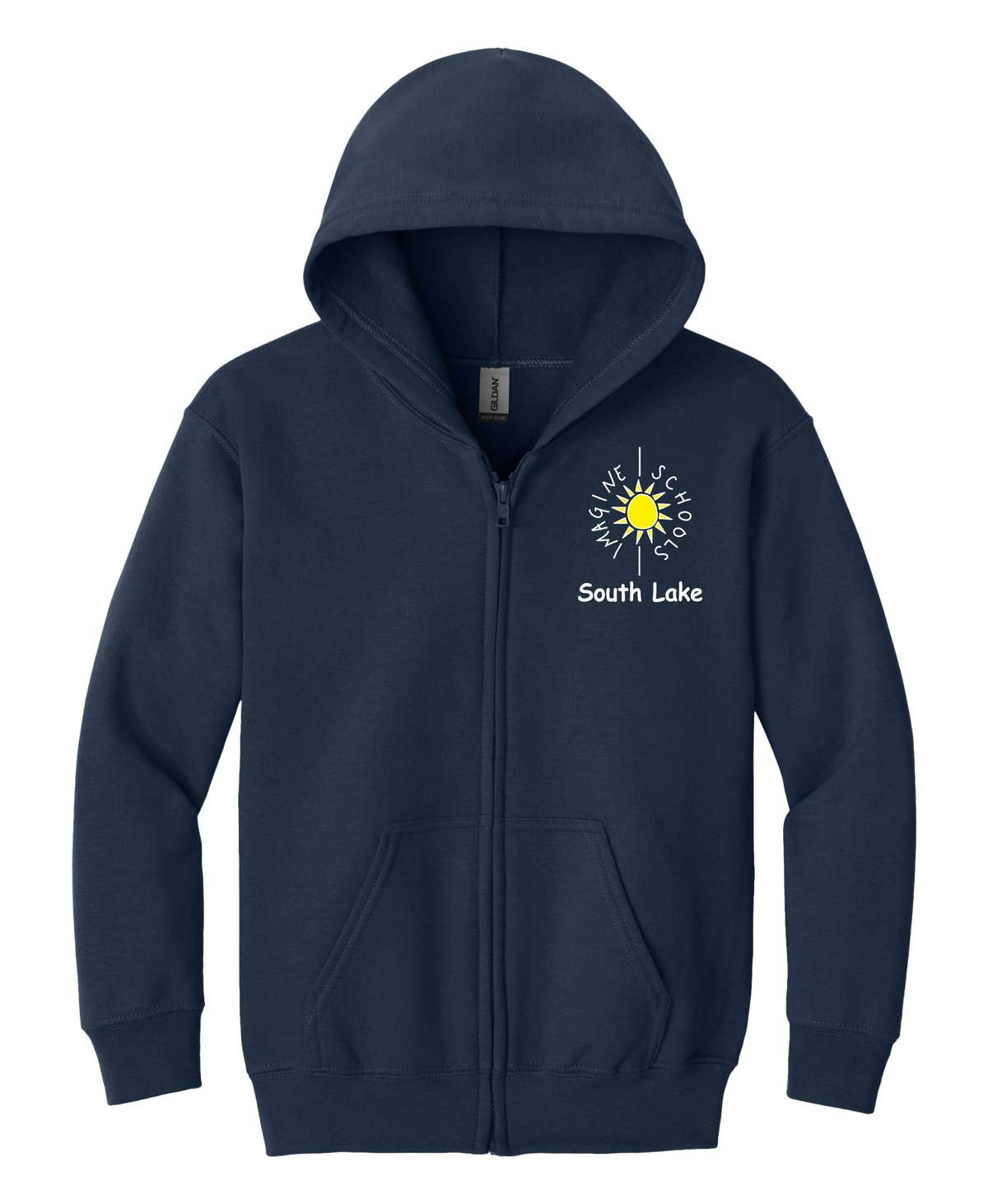 Youth: Full Zip Hooded Sweatshirt (Elementary)