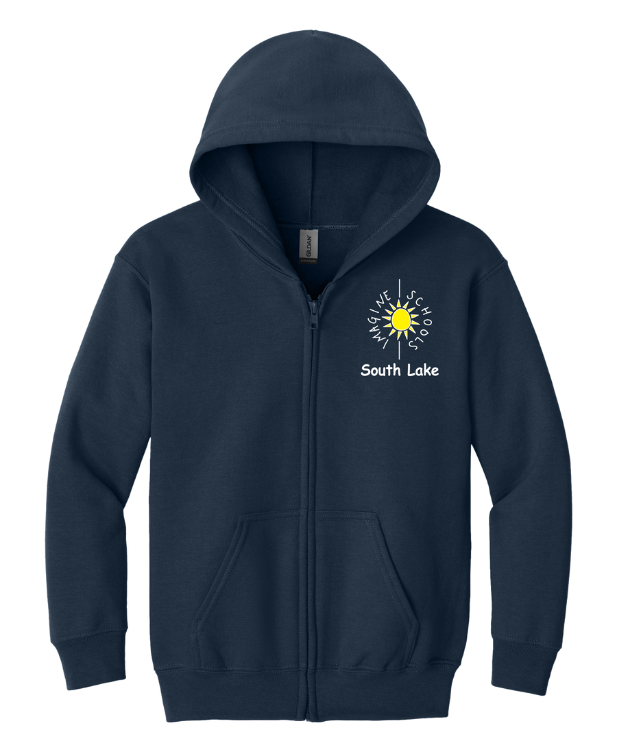 Youth: Full Zip Hooded Sweatshirt (Elementary)