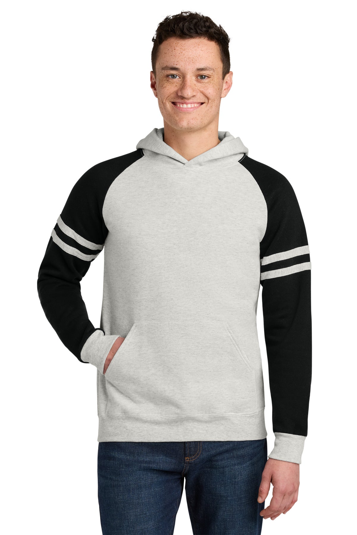 Jerzees® Unisex NuBlend® Varsity Colorblock Hooded Sweatshirt 97C