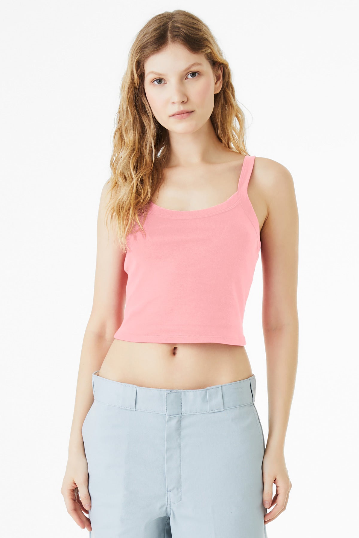 BELLA+CANVAS® Women's Micro Rib Spaghetti Strap Tank BC1012