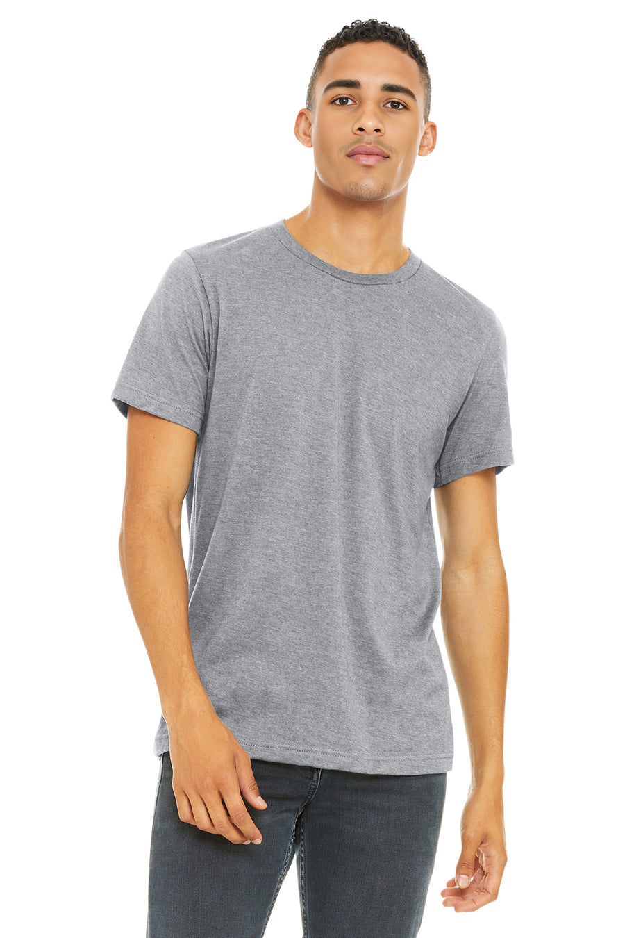 BELLA+CANVAS ® Unisex Heather CVC Short Sleeve Tee. BC3001CVC