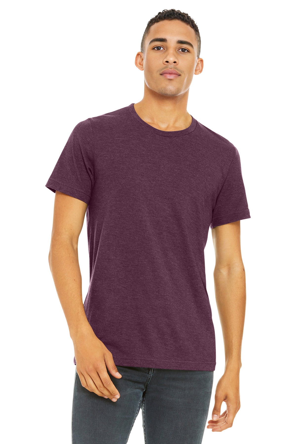 BELLA+CANVAS ® Unisex Heather CVC Short Sleeve Tee. BC3001CVC