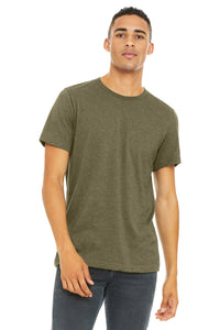 BELLA+CANVAS ® Unisex Heather CVC Short Sleeve Tee. BC3001CVC