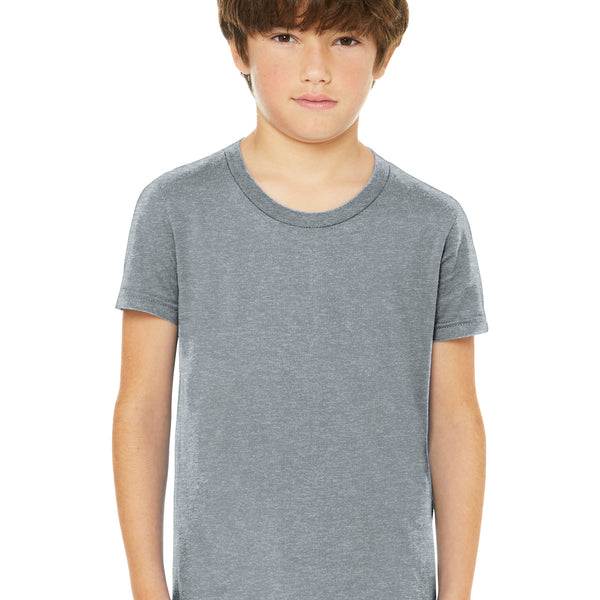 BELLA+CANVAS® Youth Heather CVC Tee BC3001YCVC