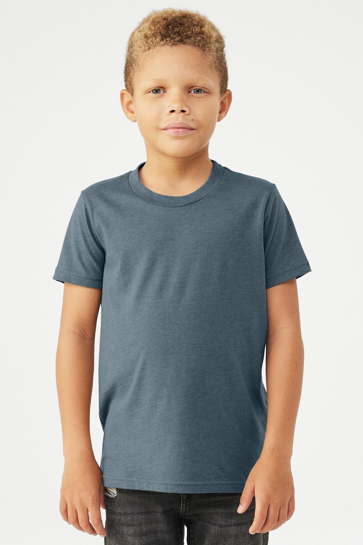 BELLA+CANVAS® Youth Heather CVC Tee BC3001YCVC