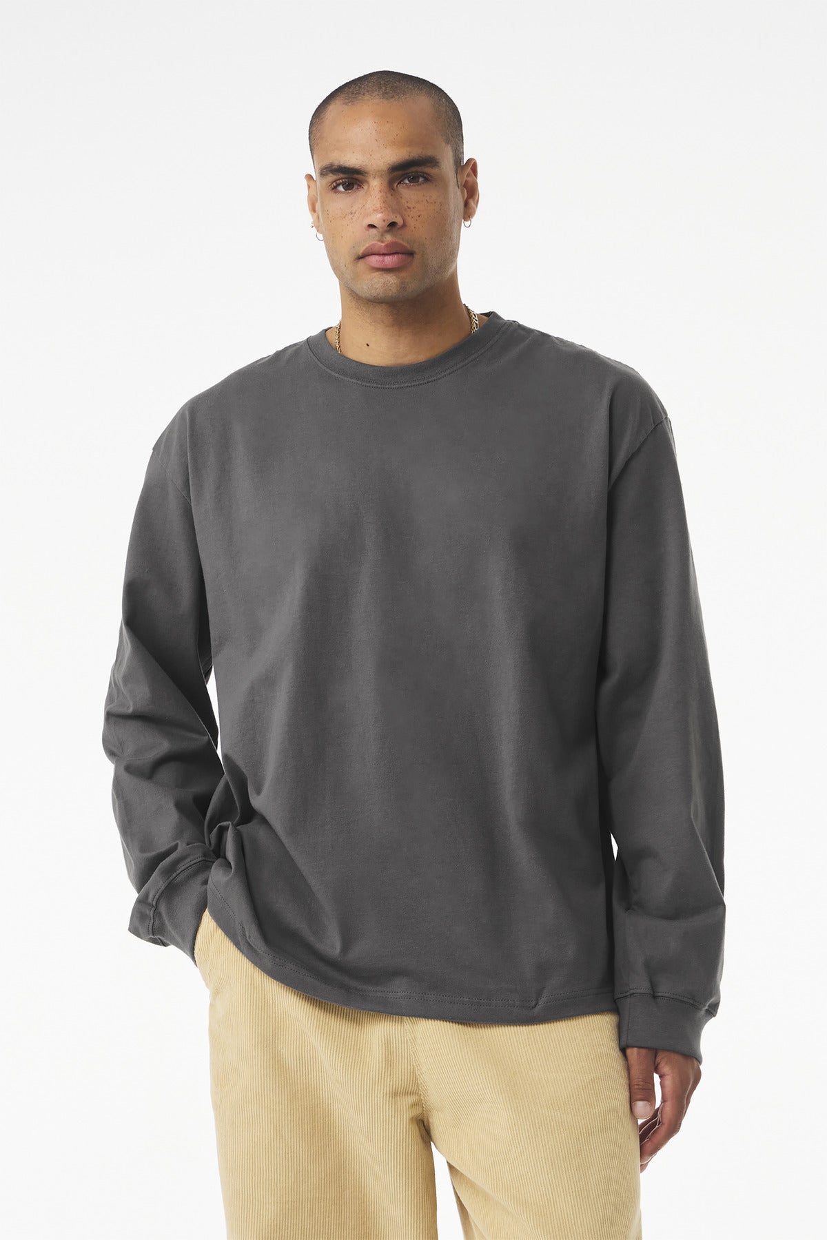 BELLA+CANVAS® Unisex 7.5-Ounce Heavyweight Long Sleeve Tee BC4651