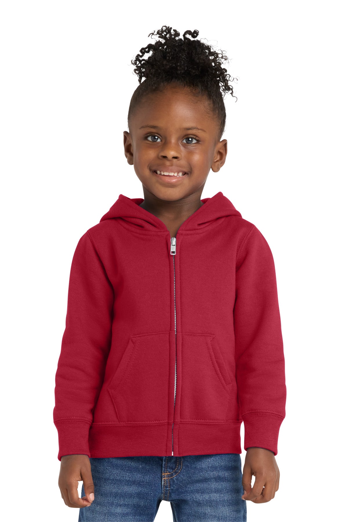 Port & Co™ Toddler Core Fleece Full-Zip Hooded Sweatshirt. CAR78TZH