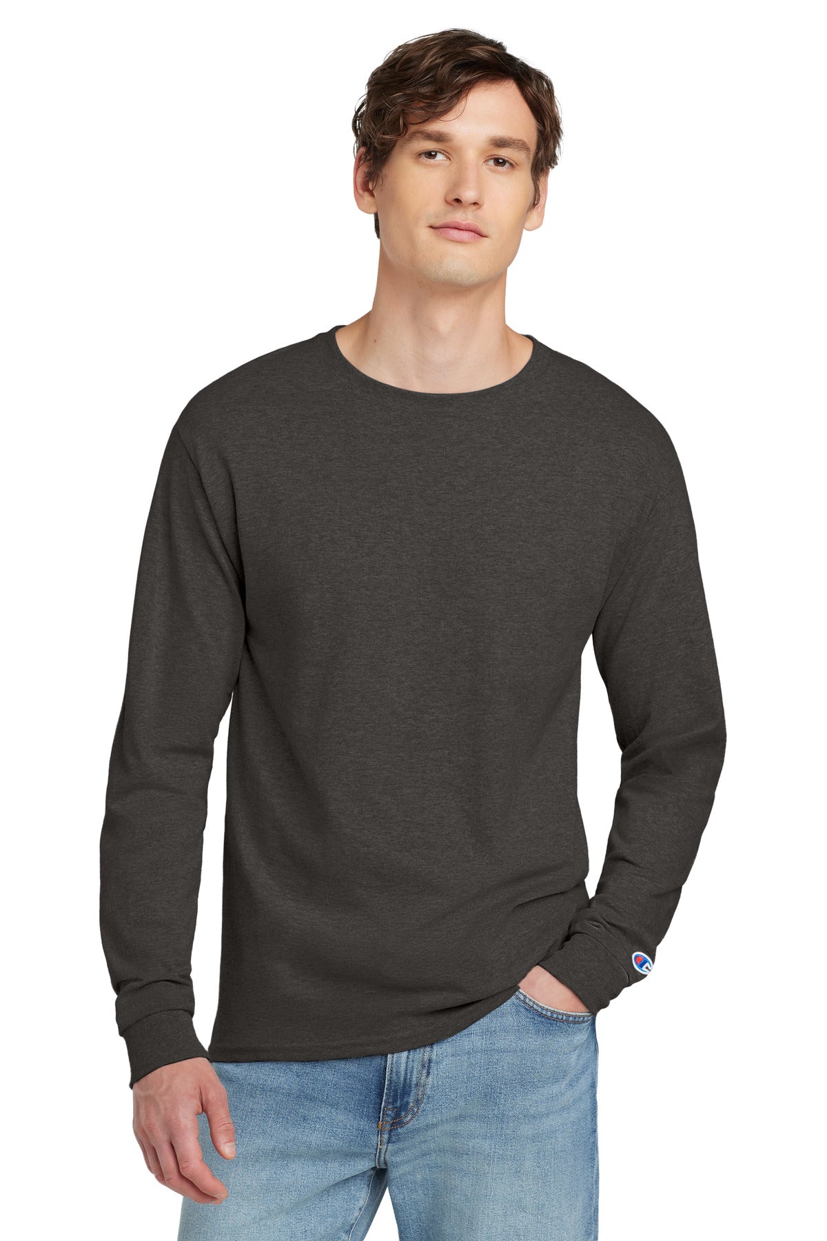 Champion® Jersey Long Sleeve Tee CC8C