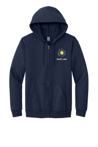 Adult: Heavy Full Zip Hooded Sweatshirt (Elementary)