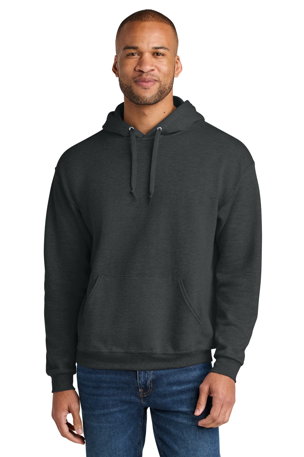 Jerzees Ultimate™ Unisex CVC Ring Spun Hooded Sweatshirt IC49M