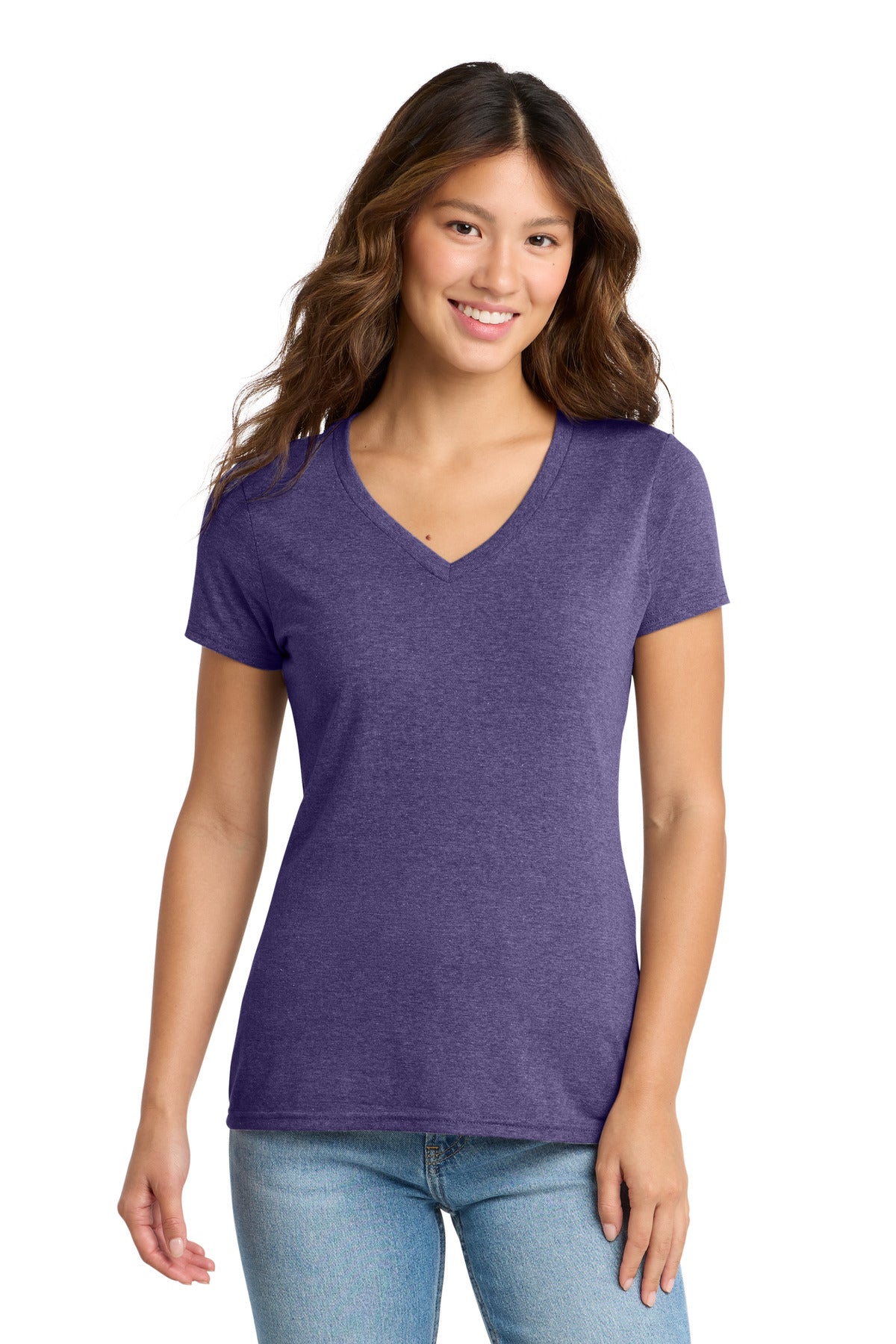 Port & Co™ Women's Tri-Blend V-Neck Tee. LPC330V