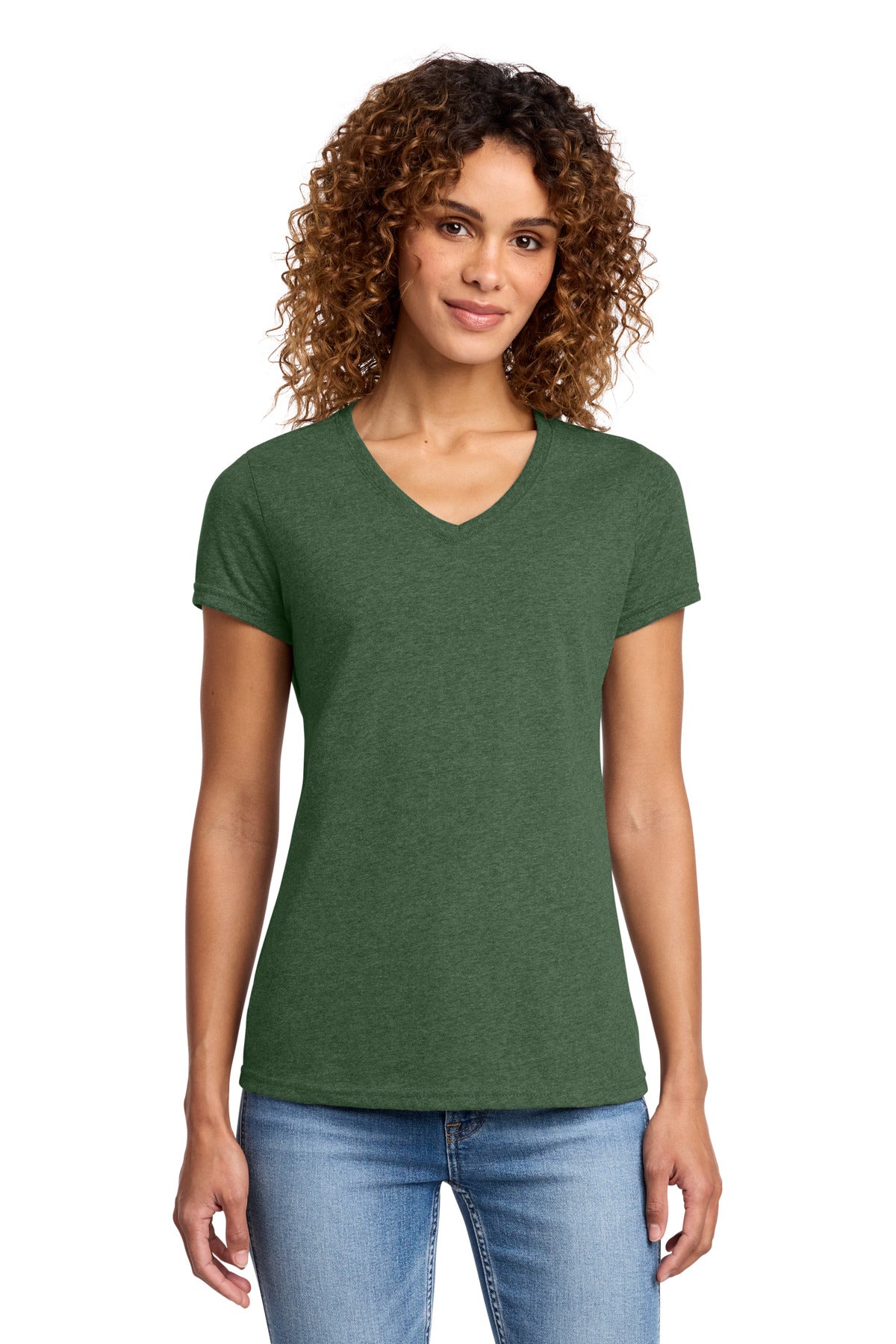 Port & Co™ Women's Fan Favorite™ Blend V-Neck Tee. LPC455V