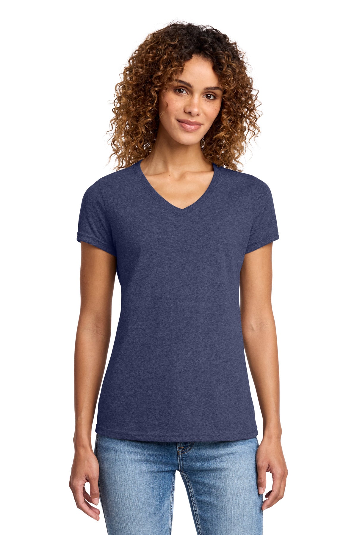 Port & Co™ Women's Fan Favorite™ Blend V-Neck Tee. LPC455V