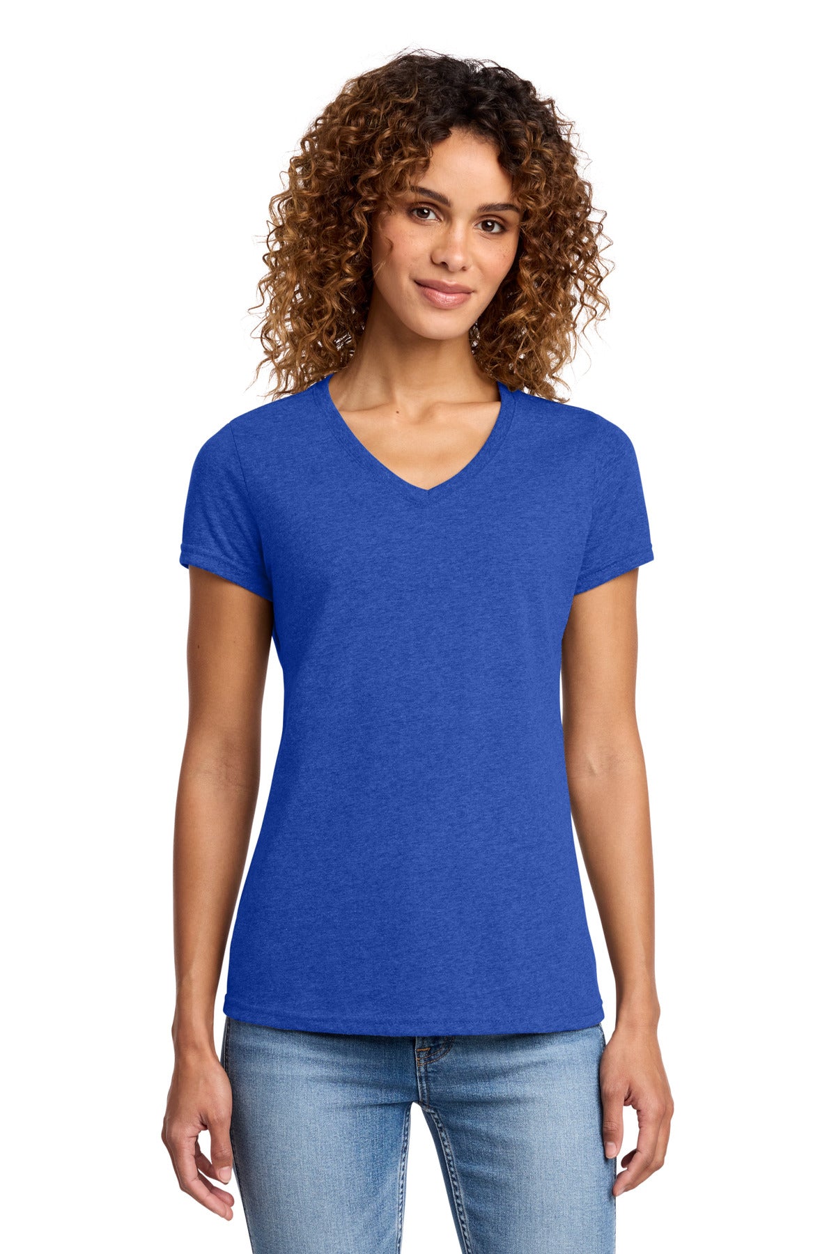 Port & Co™ Women's Fan Favorite™ Blend V-Neck Tee. LPC455V