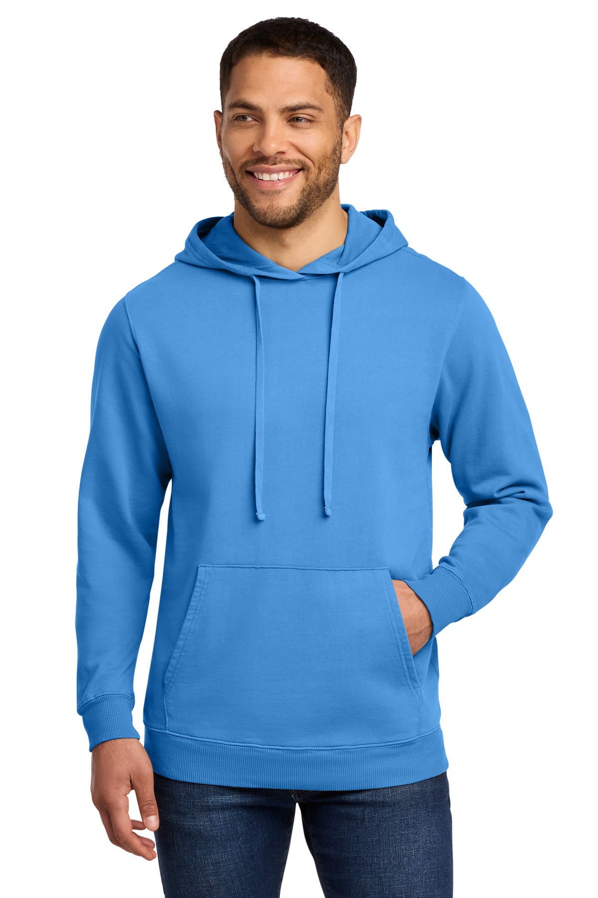 Port & Co™ Beach Wash® Garment-Dyed Pullover Hooded Sweatshirt. PC098H