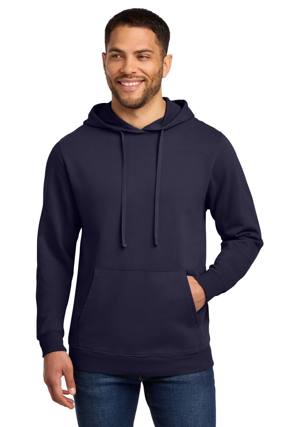 Port & Co™ Beach Wash® Garment-Dyed Pullover Hooded Sweatshirt. PC098H