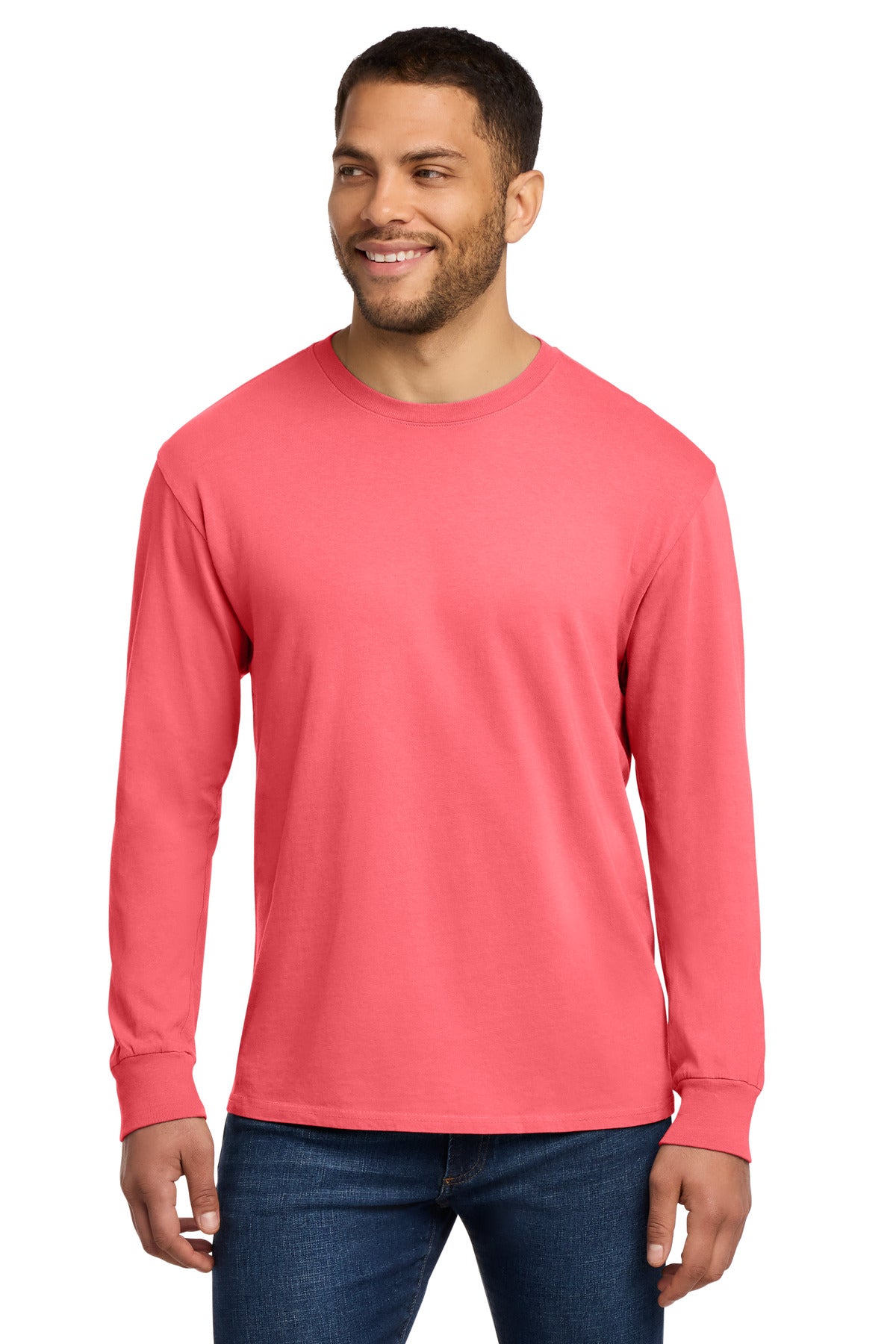 Port & Co™ Beach Wash® Garment-Dyed Long Sleeve Tee PC099LS