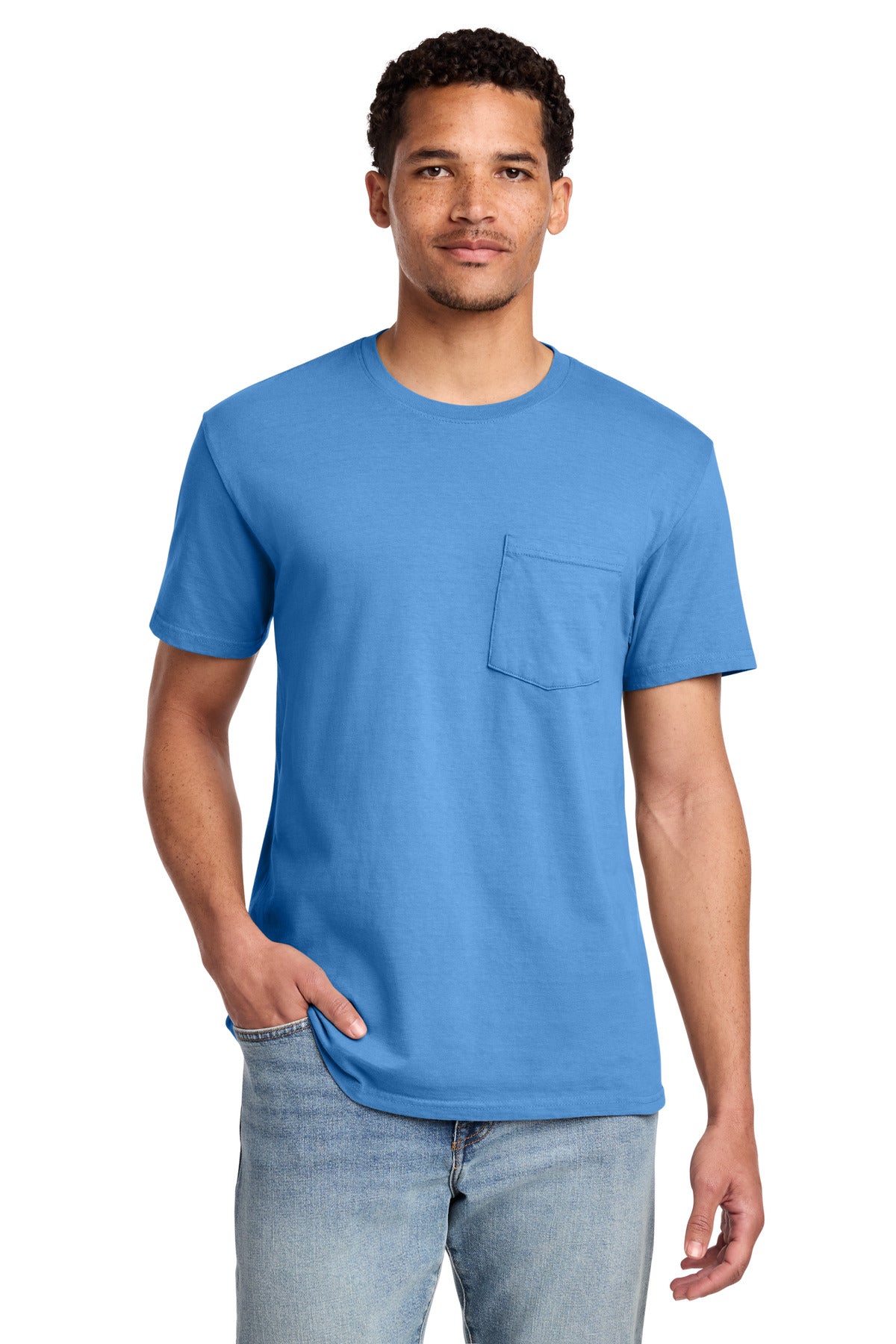 Port & Co™ Beach Wash® Garment-Dyed Pocket Tee.  PC099P