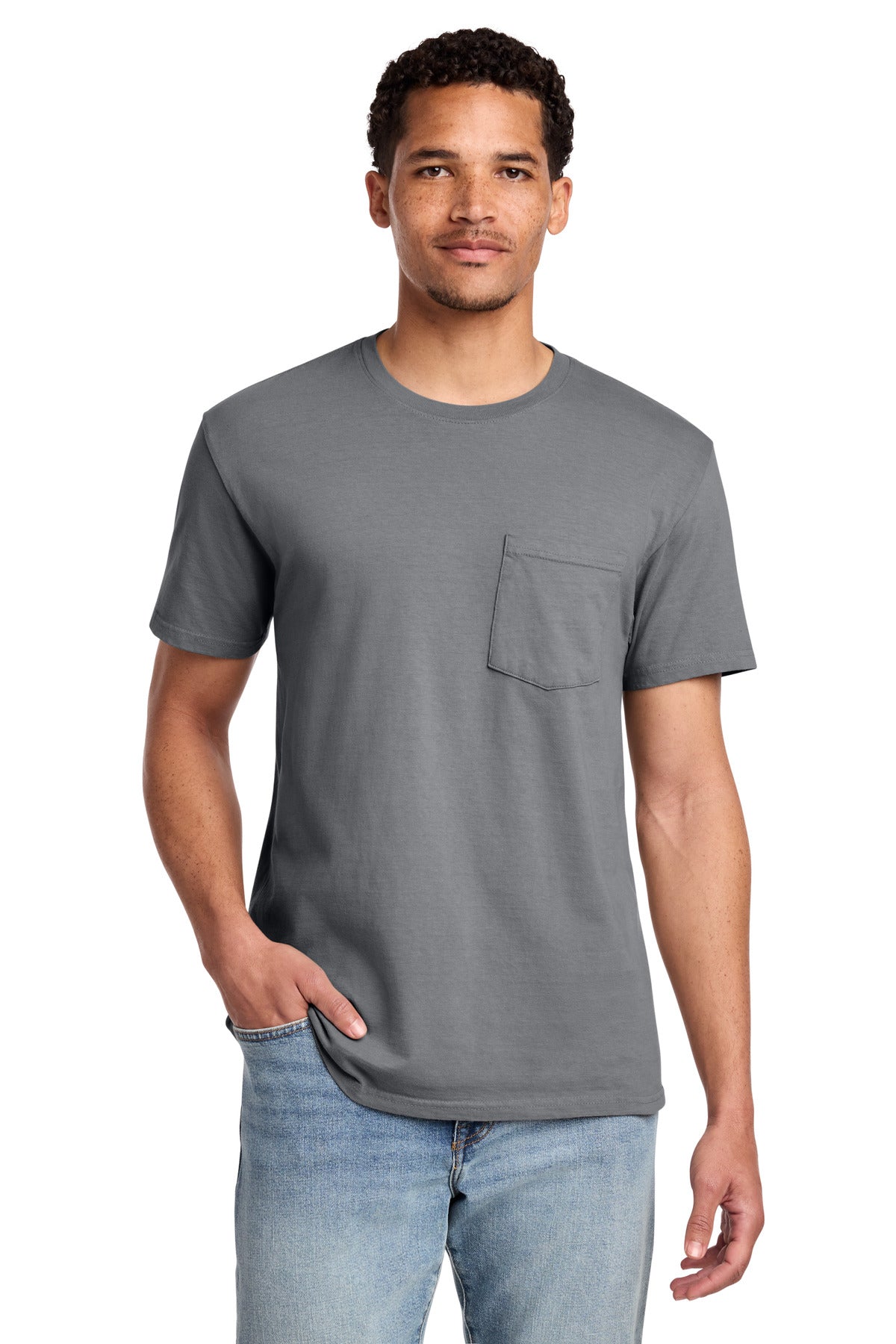 Port & Co™ Beach Wash® Garment-Dyed Pocket Tee.  PC099P