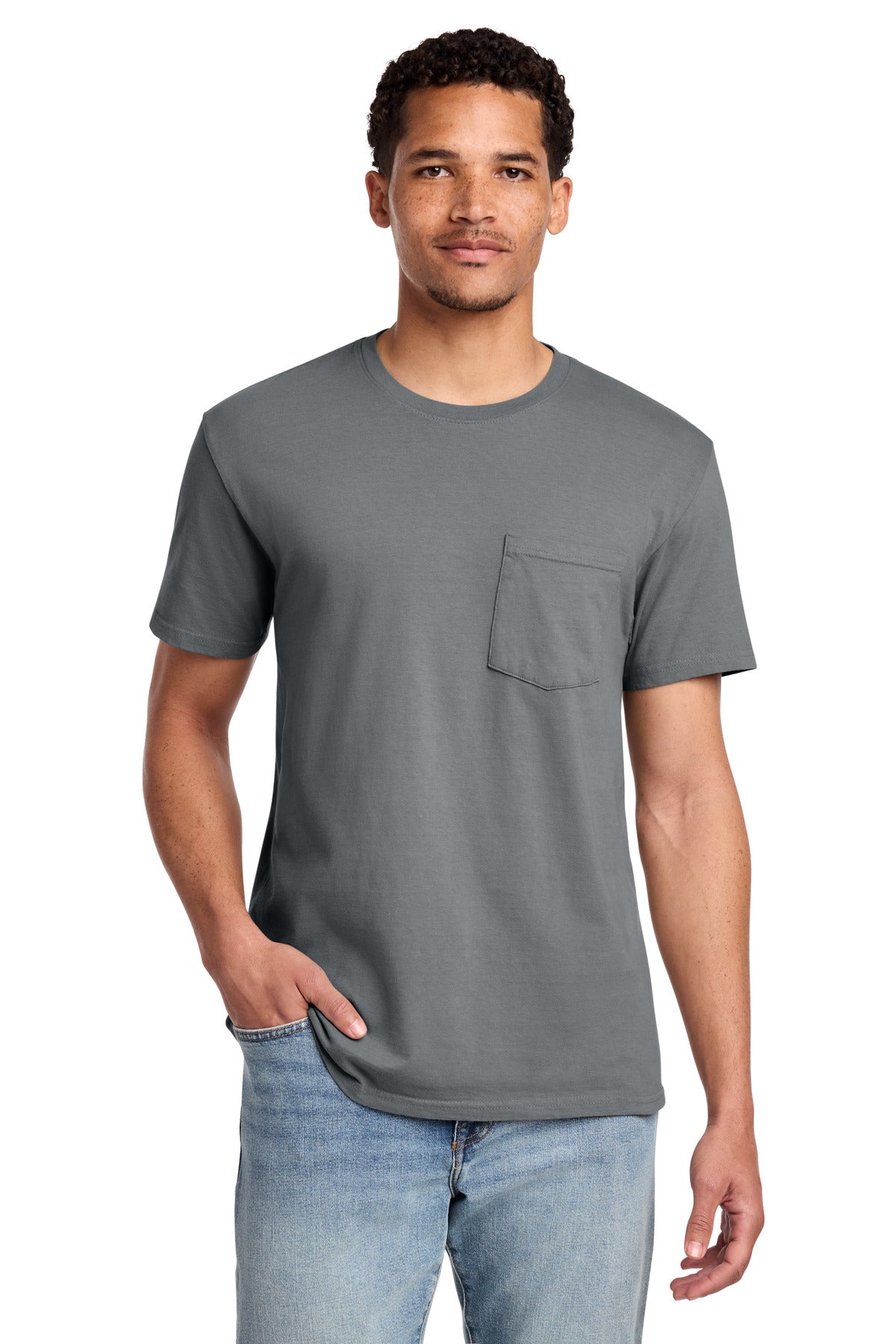 Port & Co™ Beach Wash® Garment-Dyed Pocket Tee.  PC099P