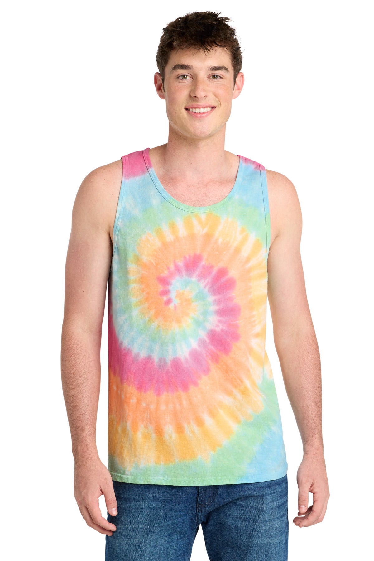 Port & Co™ Tie-Dye Tank Top.  PC147TT