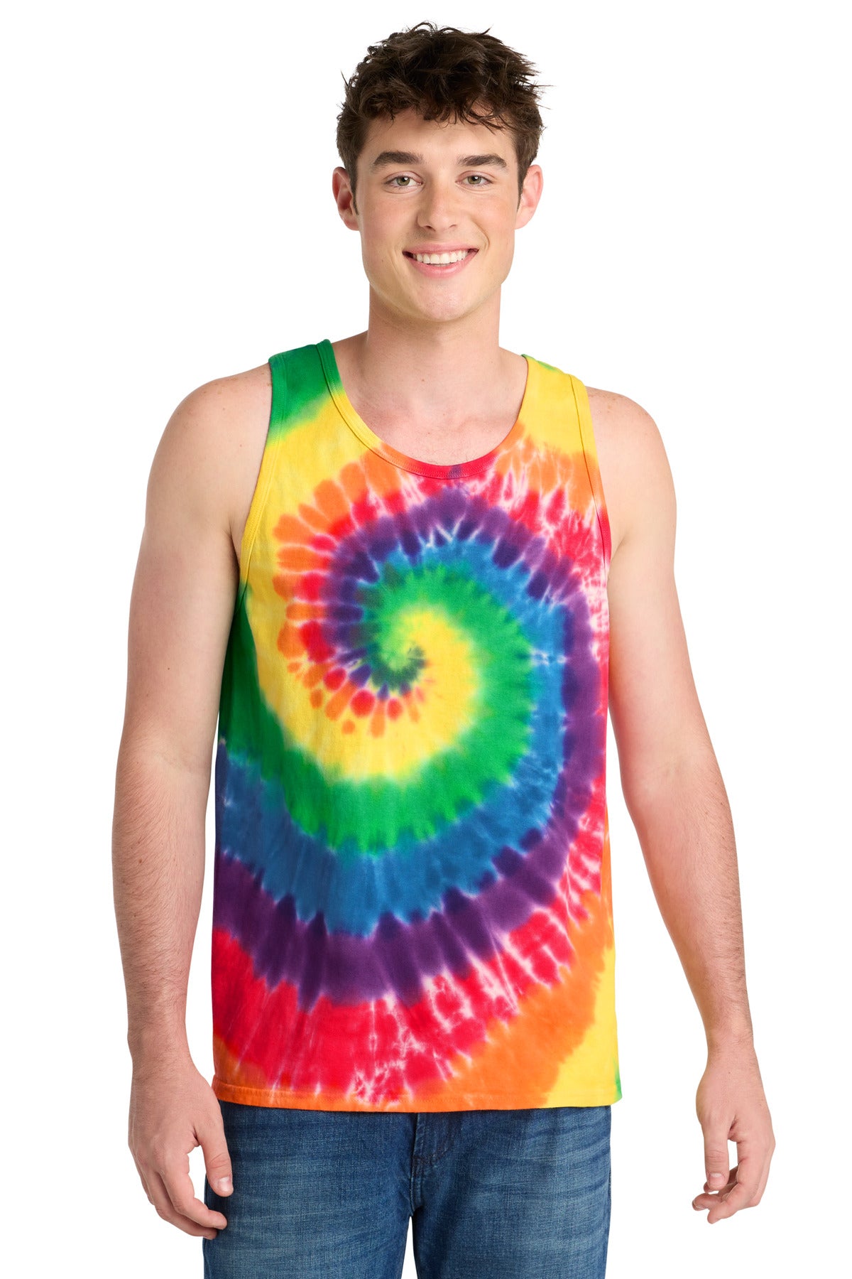 Port & Co™ Tie-Dye Tank Top.  PC147TT