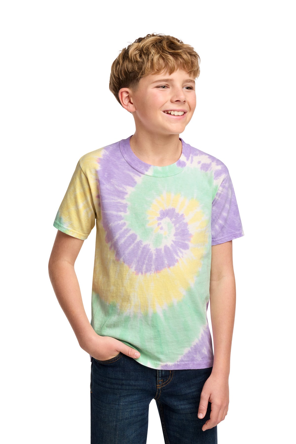 Port & Co™ Youth Tie-Dye Tee. PC147Y