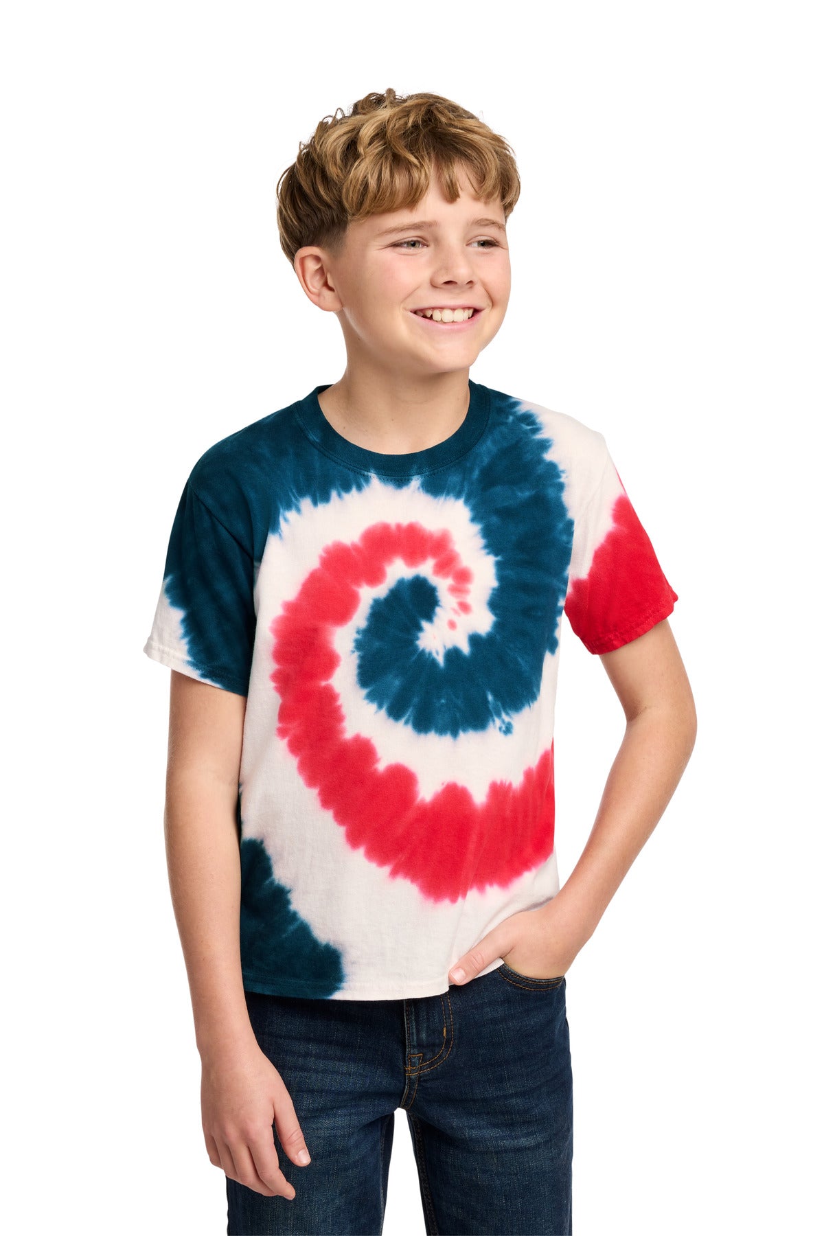 Port & Co™ Youth Tie-Dye Tee. PC147Y