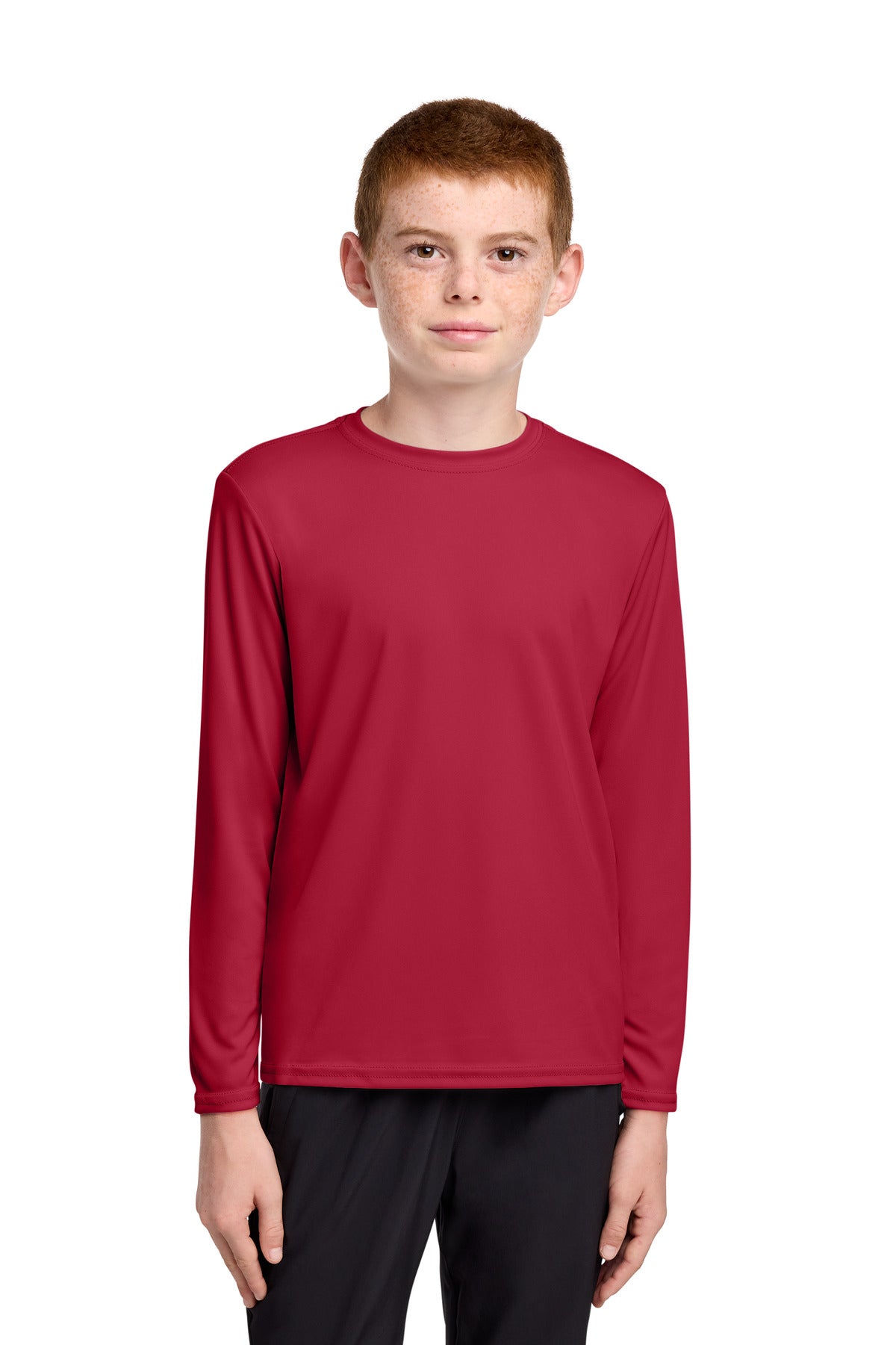 Port & Co™ Youth Long Sleeve Performance Tee PC380YLS
