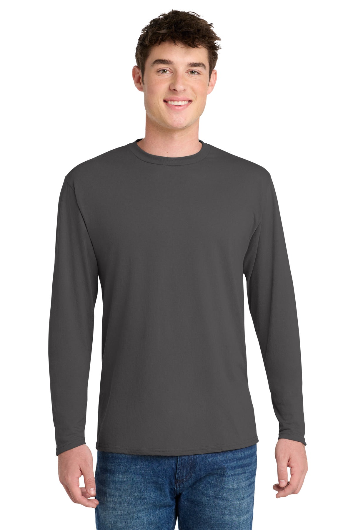 Port & Co™ Long Sleeve Performance Blend Tee. PC381LS