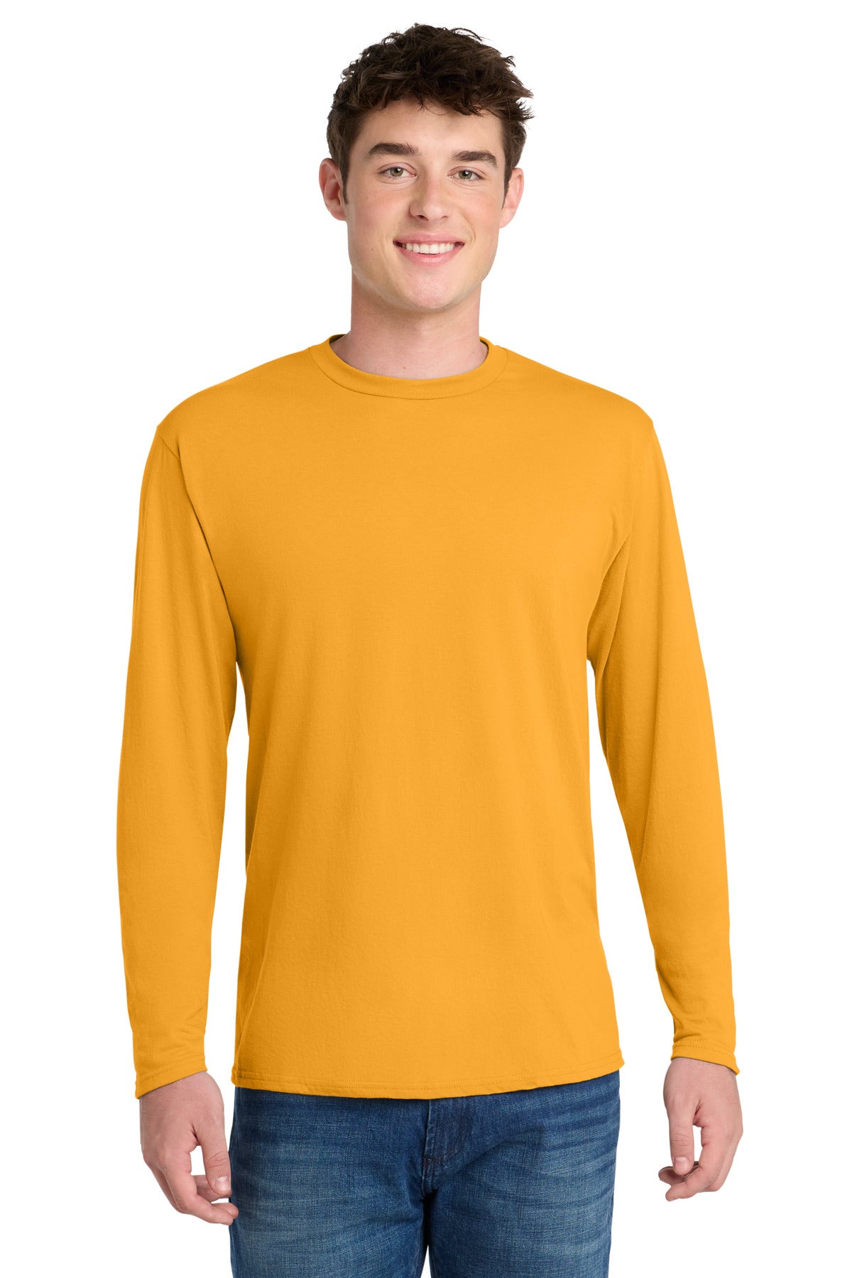 Port & Co™ Long Sleeve Performance Blend Tee. PC381LS