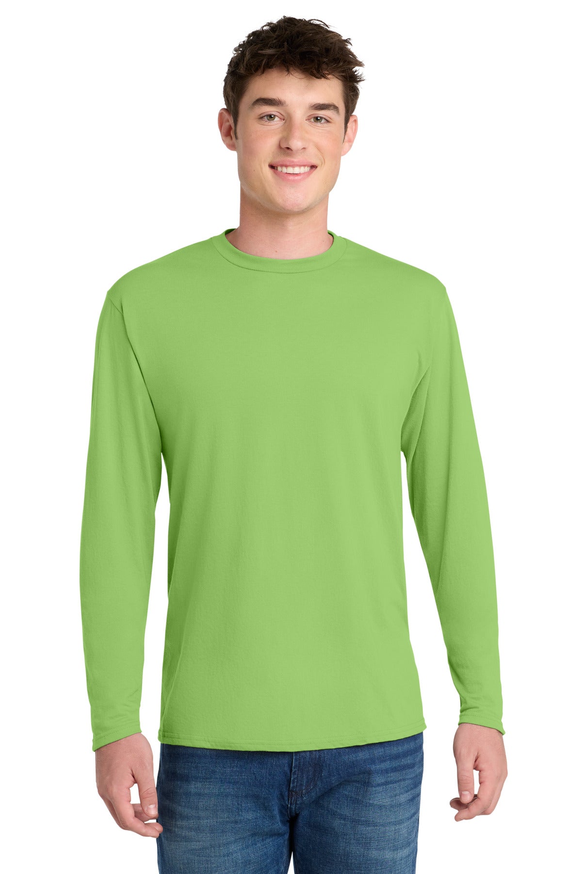 Port & Co™ Long Sleeve Performance Blend Tee. PC381LS