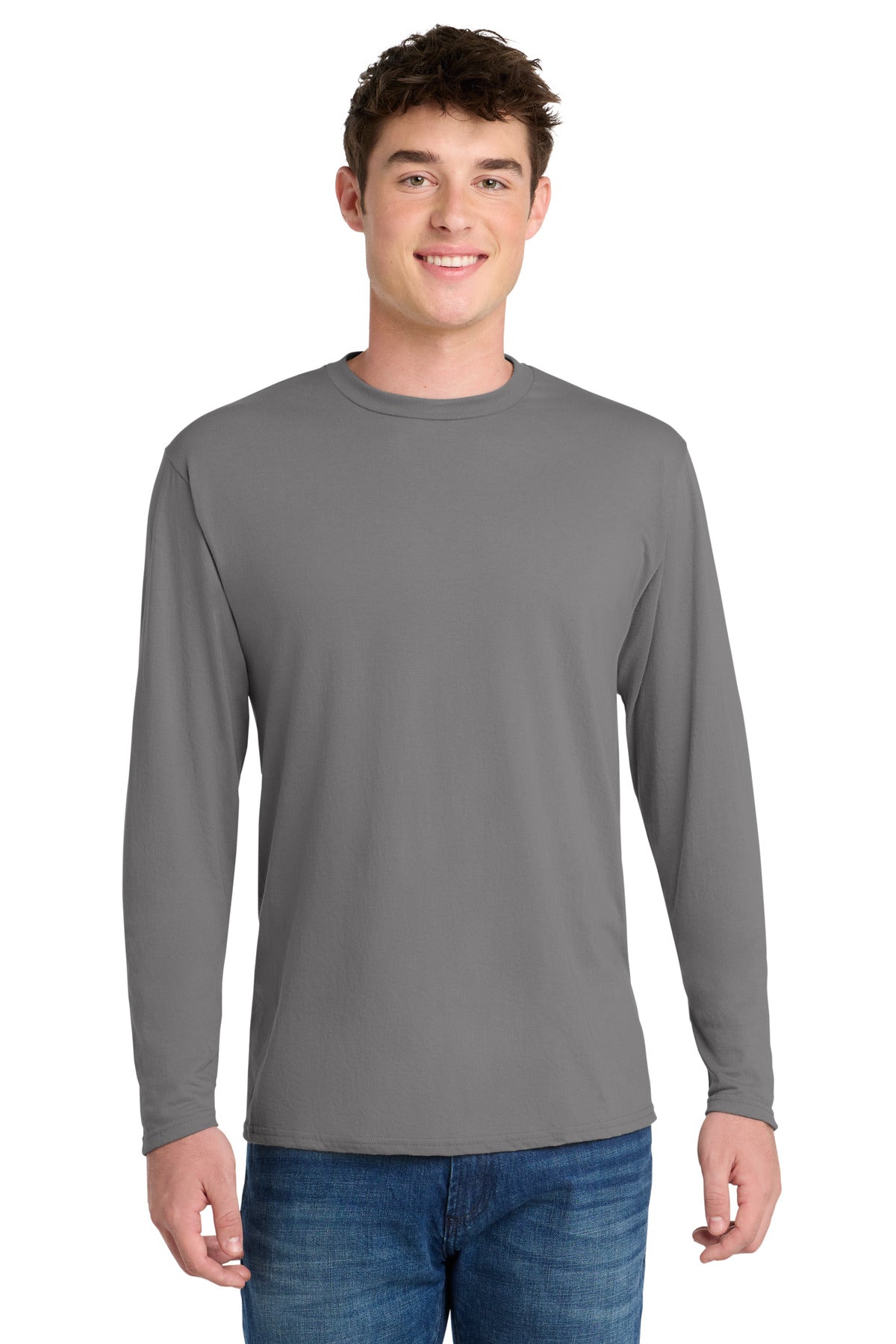 Port & Co™ Long Sleeve Performance Blend Tee. PC381LS