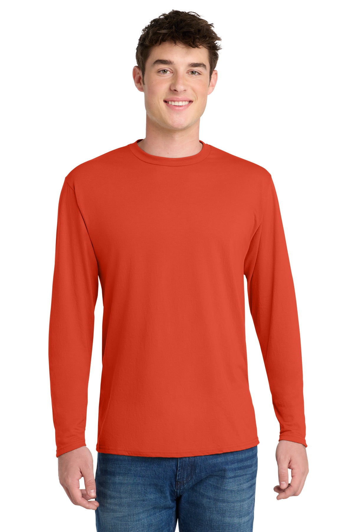 Port & Co™ Long Sleeve Performance Blend Tee. PC381LS