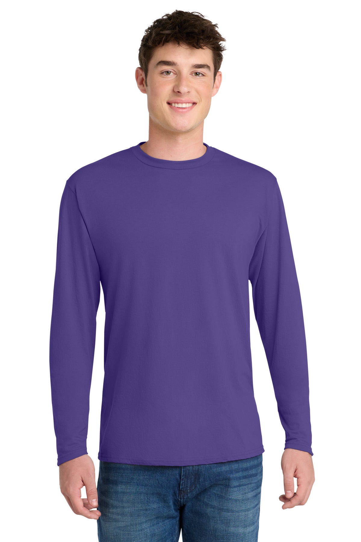 Port & Co™ Long Sleeve Performance Blend Tee. PC381LS