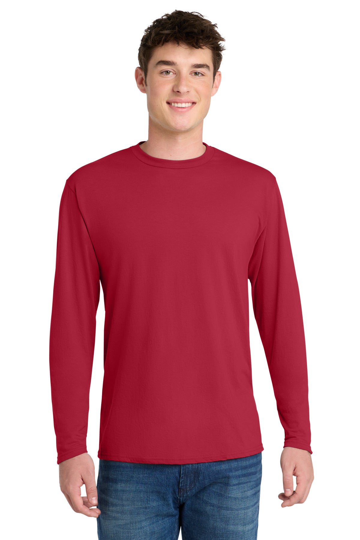 Port & Co™ Long Sleeve Performance Blend Tee. PC381LS