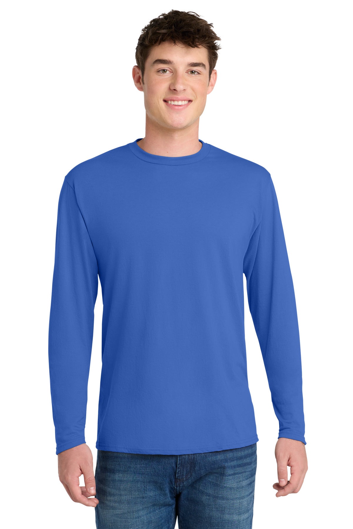 Port & Co™ Long Sleeve Performance Blend Tee. PC381LS