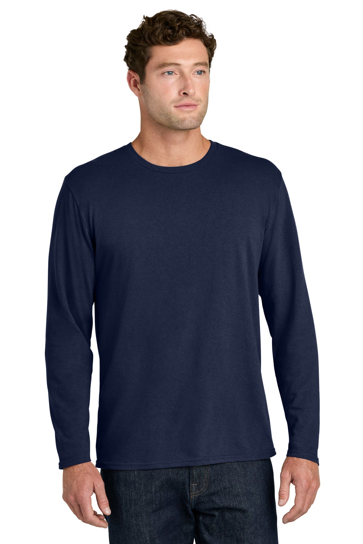 Port & Co™ Easy Cotton Long Sleeve Tee PC43LS