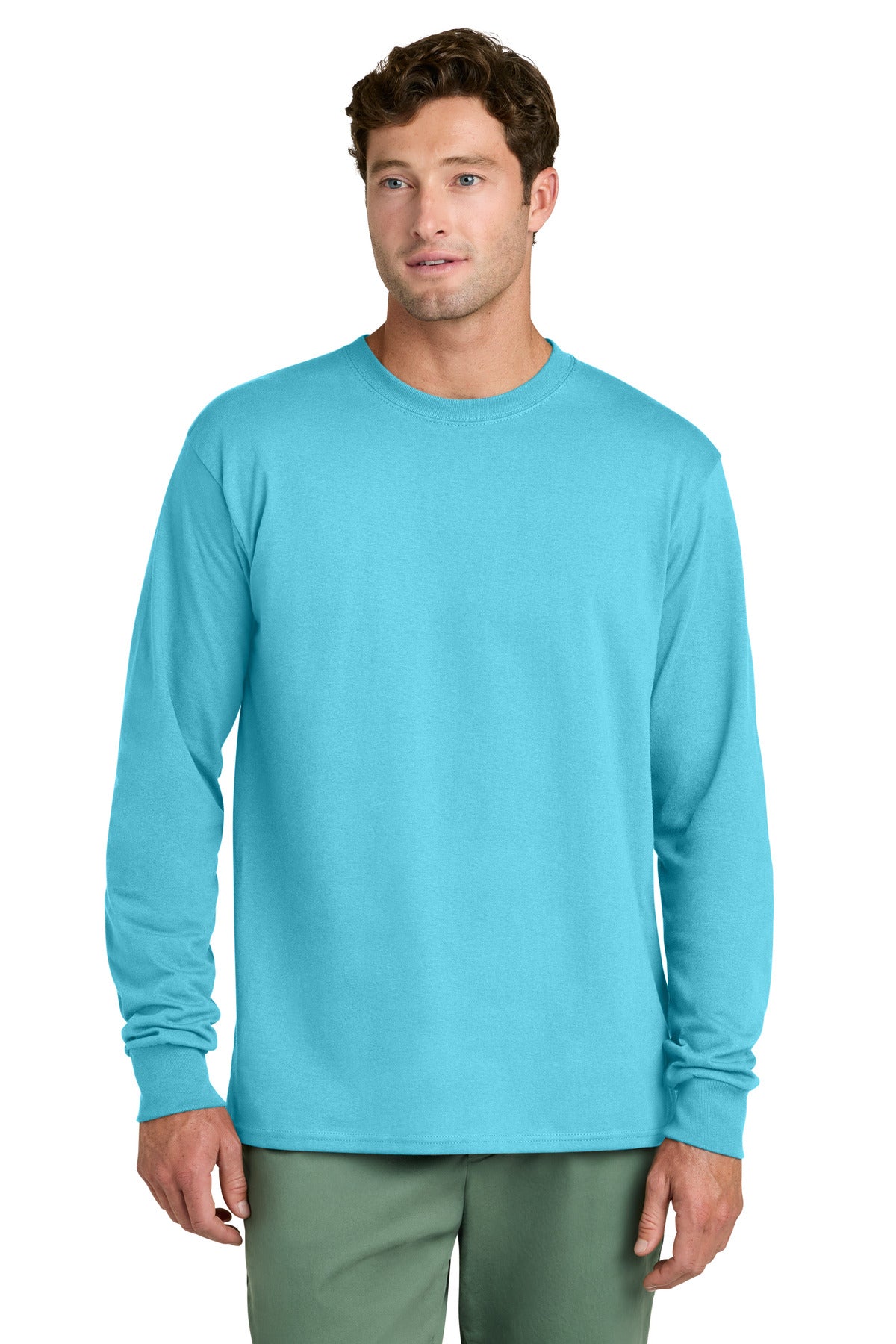 Port & Co™ Long Sleeve Core Cotton Tee. PC54LS