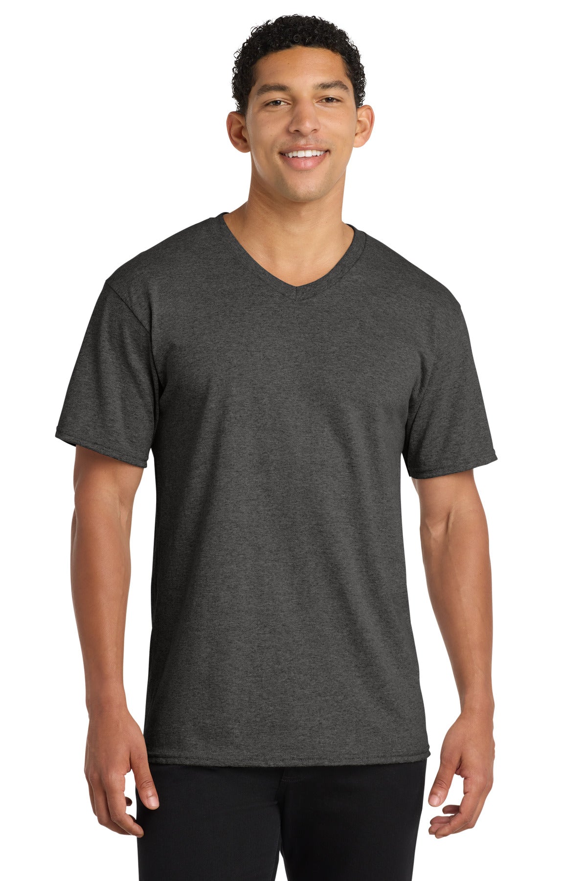 Port & Co™ Core Cotton V-Neck Tee. PC54V