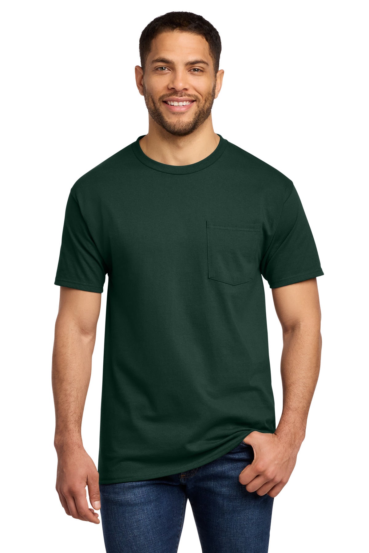 Port & Co™ Tall Essential Pocket Tee. PC61PT