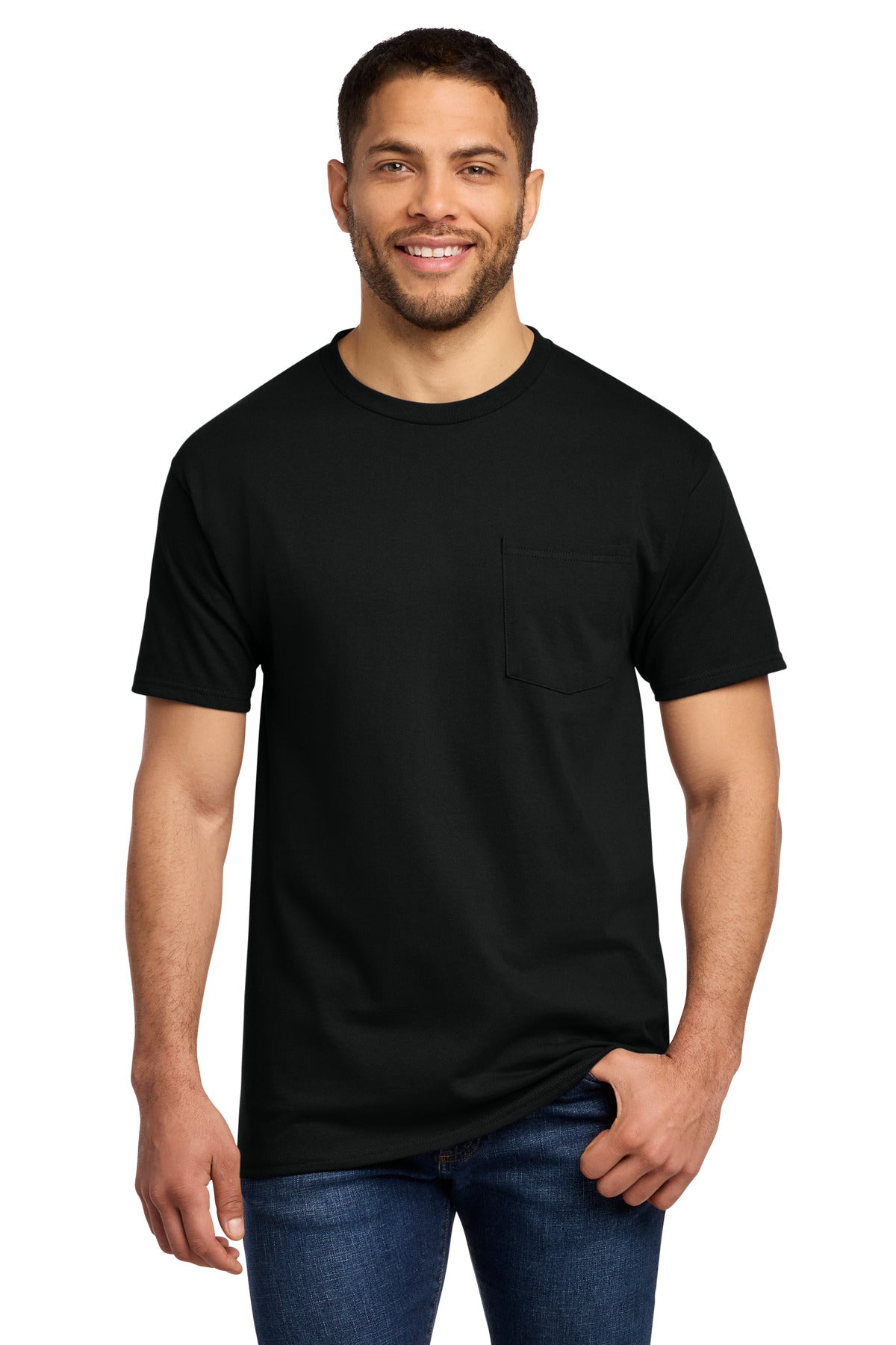 Port & Co™ Tall Essential Pocket Tee. PC61PT
