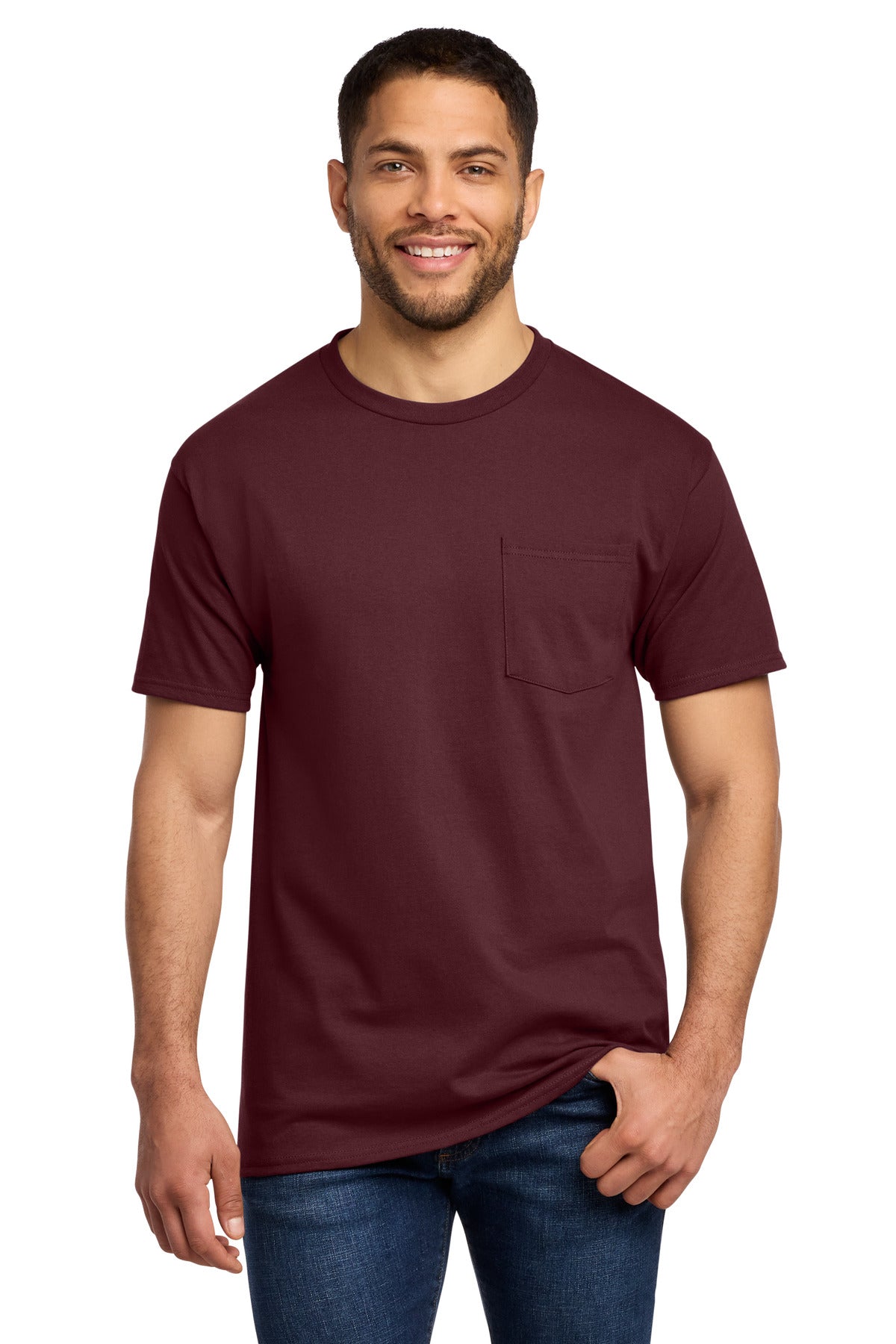 Port & Co™ Essential Pocket Tee. PC61P