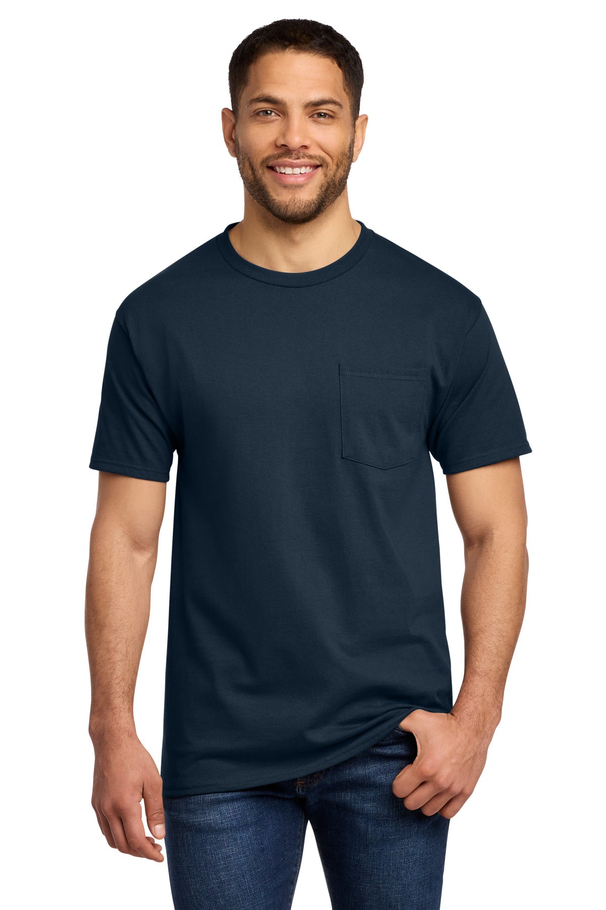 Port & Co™ Essential Pocket Tee. PC61P