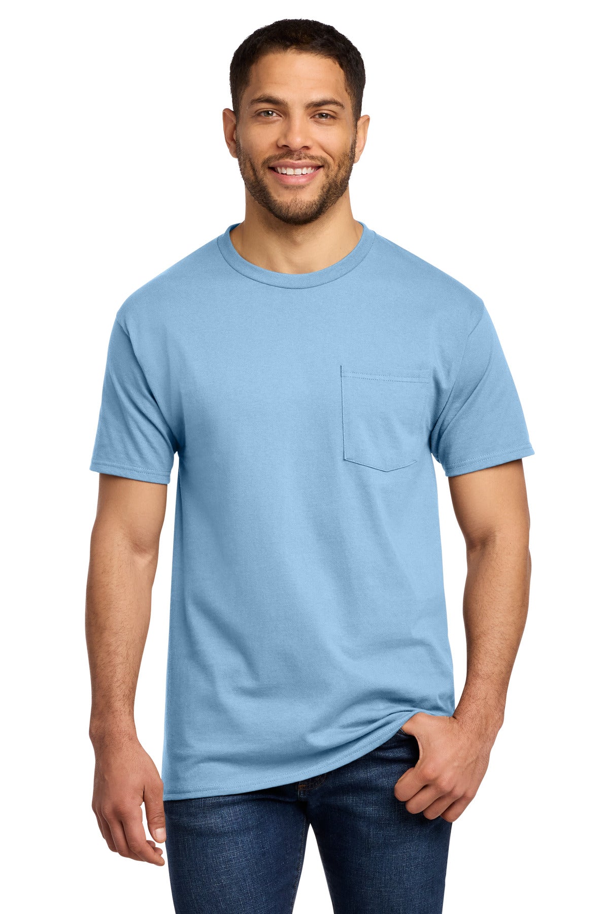 Port & Co™ Essential Pocket Tee. PC61P