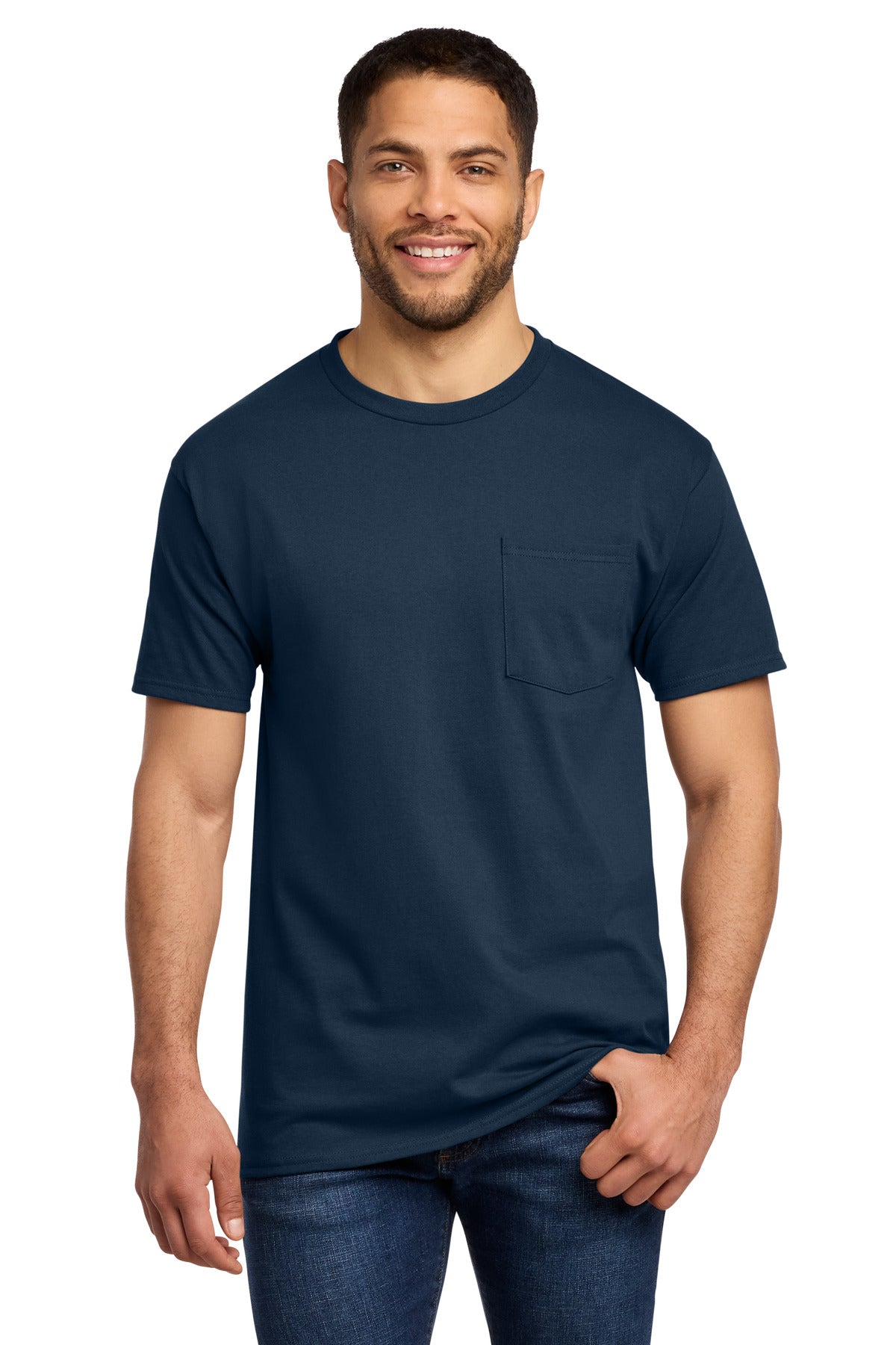 Port & Co™ Essential Pocket Tee. PC61P