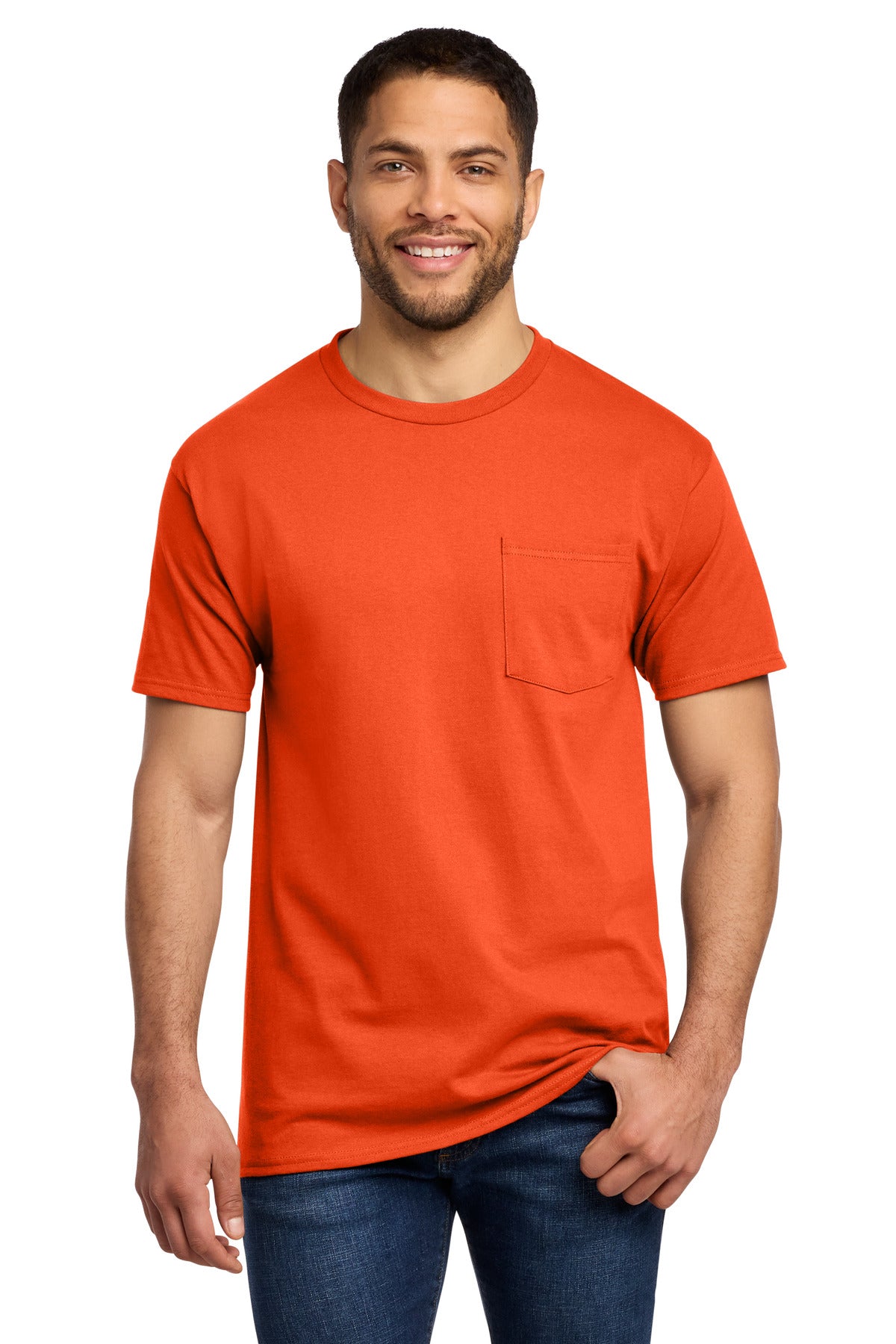 Port & Co™ Essential Pocket Tee. PC61P