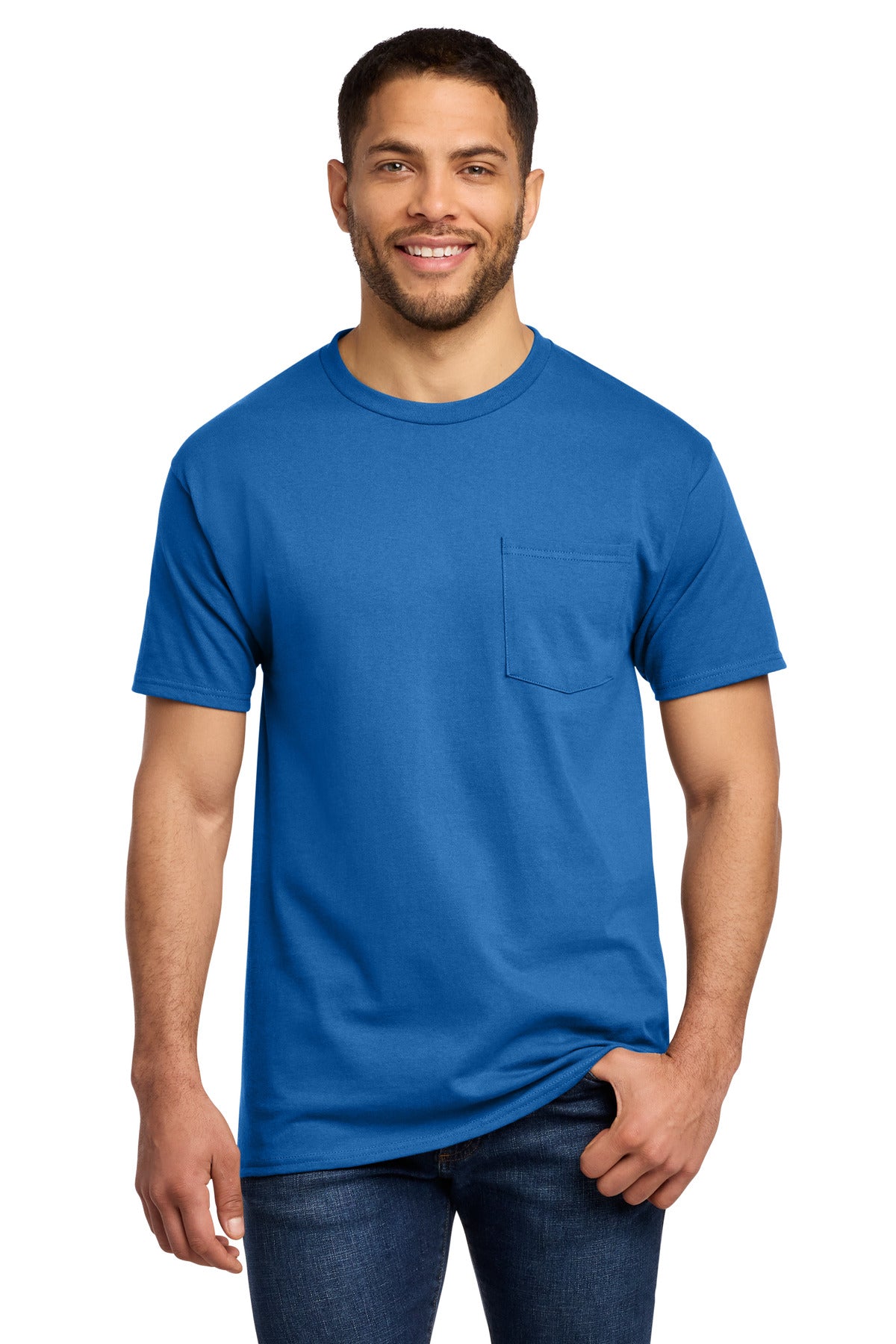 Port & Co™ Essential Pocket Tee. PC61P