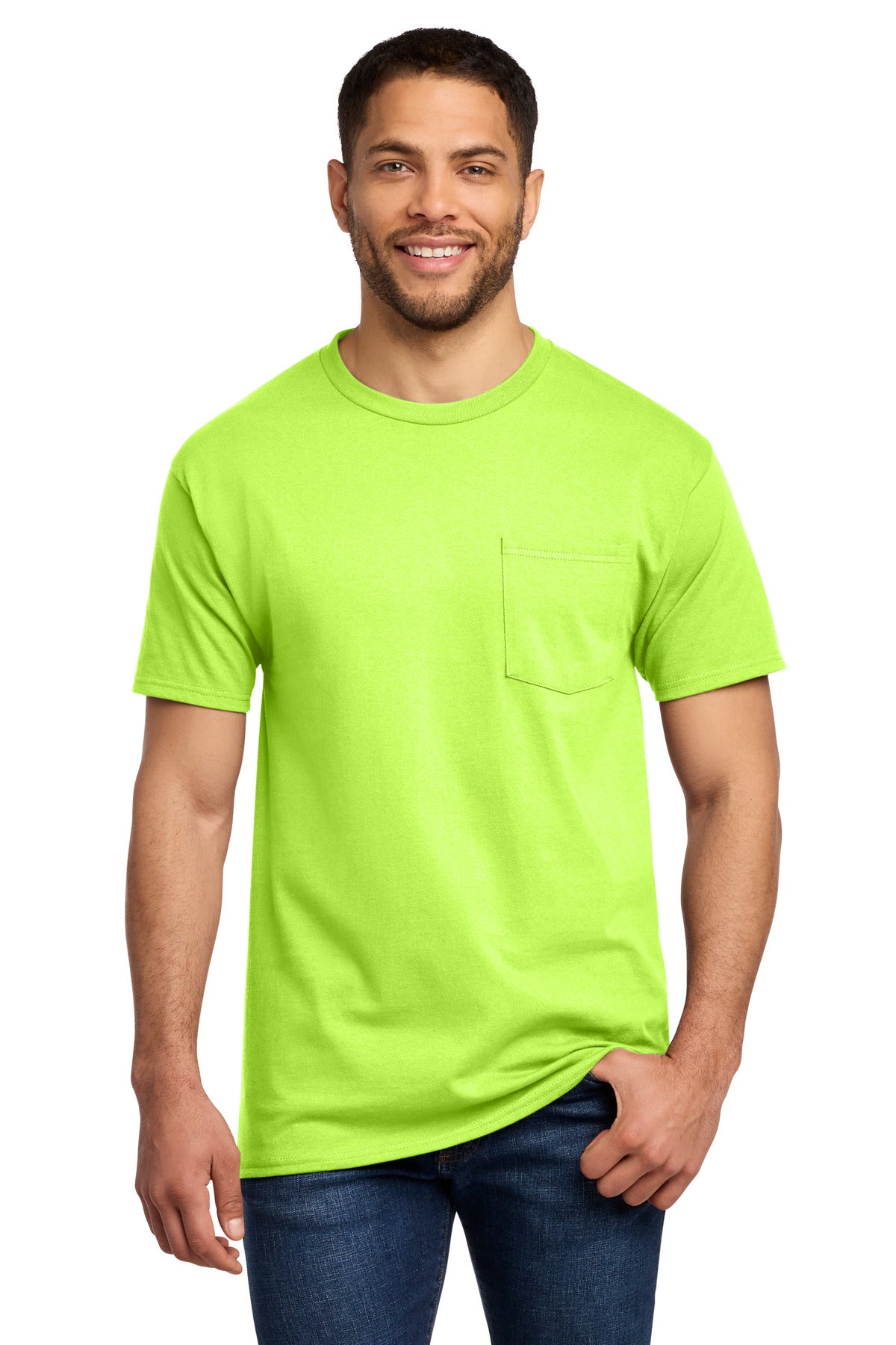 Port & Co™ Essential Pocket Tee. PC61P