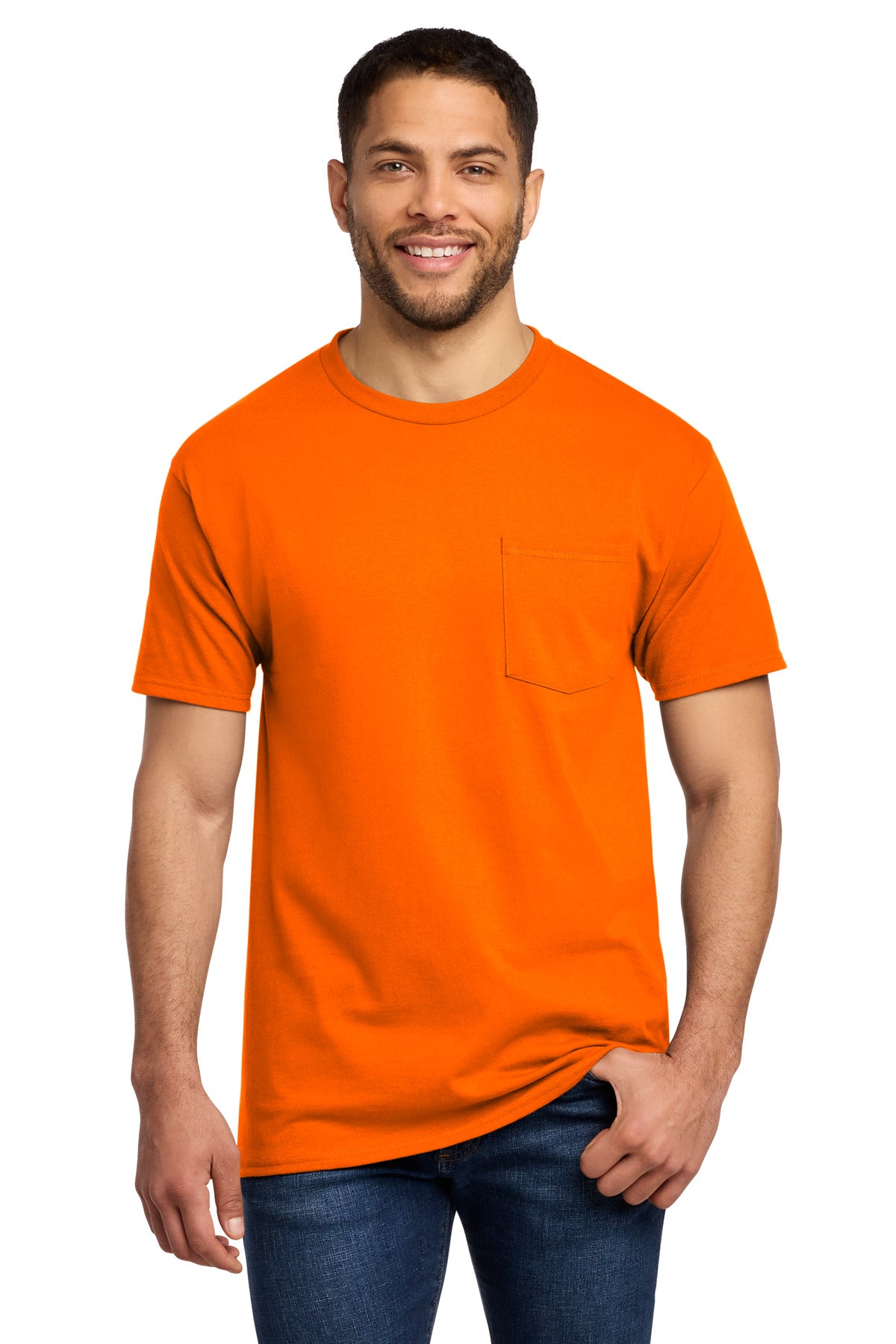 Port & Co™ Essential Pocket Tee. PC61P